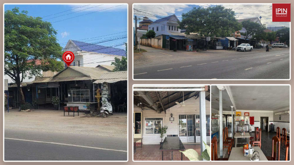 Urgent Sale: House for sale at below market price in​ Chbar Morn City, Kampong Speu Province.